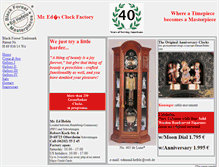 Tablet Screenshot of mred-grandfatherclocks.com